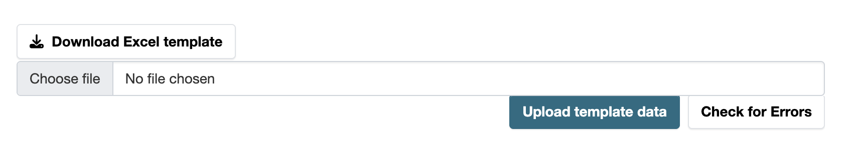 Download Template Button
